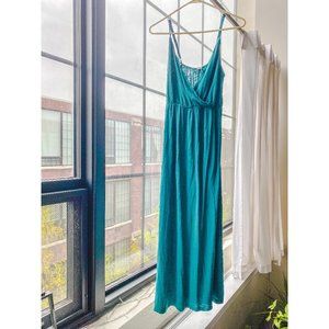 Teal maxi dress
